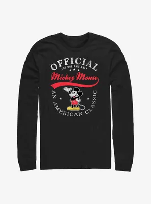 Disney Mickey Mouse An American Classic Long-Sleeve T-Shirt