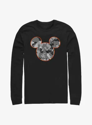 Disney Mickey Mouse Camo Ears Long-Sleeve T-Shirt