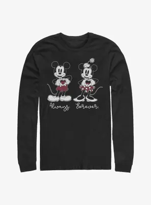 Disney Mickey Mouse & Minnie Always Forever Long-Sleeve T-Shirt