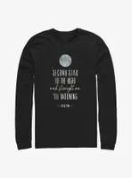Disney Peter Pan Second Star To The Right Script Long-Sleeve T-Shirt