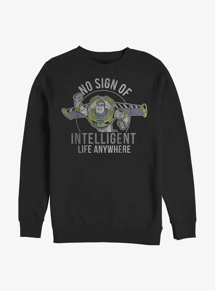 Disney Pixar Toy Story No Sign Of Intelligent Life Anywhere Buzz Lightyear  Sweatshirt