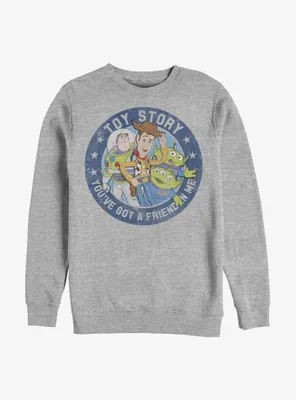Disney Pixar Toy Story You've Got A Friend Me Circle Sweatshirt