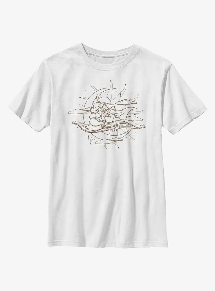 Disney Aladdin Moon Magic Carpet Youth T-Shirt