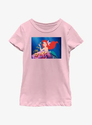 Disney The Little Mermaid Ariel Movie Scene Youth Girls T-Shirt