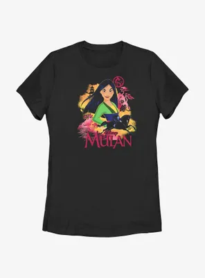Disney Mulan Scene Portrait Womens T-Shirt