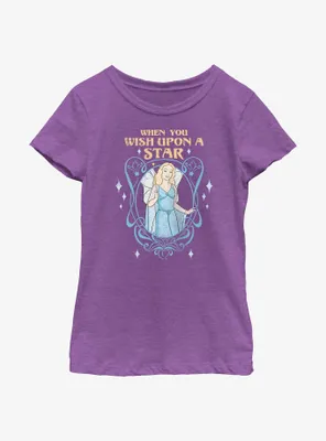 Disney Pinocchio The Blue Fairy Wish Upon A Star Youth Girls T-Shirt