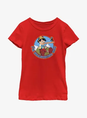 Disney Pinocchio I'm Branching Out Youth Girls T-Shirt
