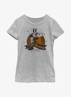 Disney Pinocchio Sir Jiminy Cricket Conscience Youth Girls T-Shirt