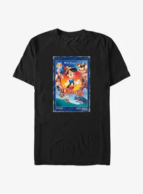 Disney Pinocchio VHS Movie Poster Retro T-Shirt