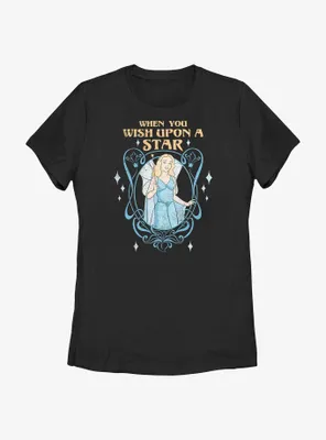 Disney Pinocchio The Blue Fairy Wish Upon A Star Womens T-Shirt