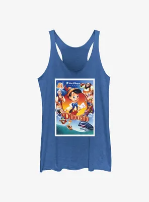 Disney Pinocchio Classic Movie Poster Womens Tank Top