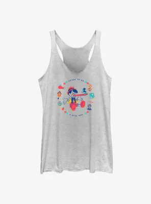 Disney Pinocchio Learn To Be A Real Boy Womens Tank Top