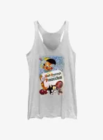 Disney Pinocchio Watercolor Cover Womens Tank Top