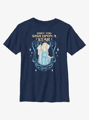 Disney Pinocchio The Blue Fairy Wish Upon A Star Youth T-Shirt
