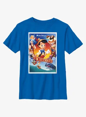 Disney Pinocchio Classic Movie Poster Youth T-Shirt