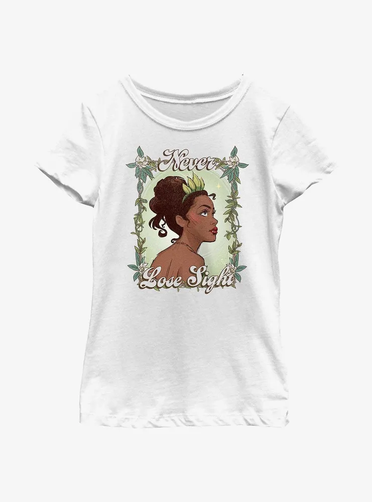 Disney The Princess And Frog Tiana Never Lose Sight Youth Girls T-Shirt