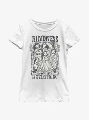 Disney Princesses Kindness Is Everything Youth Girls T-Shirt