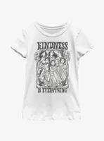 Disney Princesses Kindness Is Everything Youth Girls T-Shirt