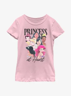 Disney Princesses Princess At Heart Youth Girls T-Shirt