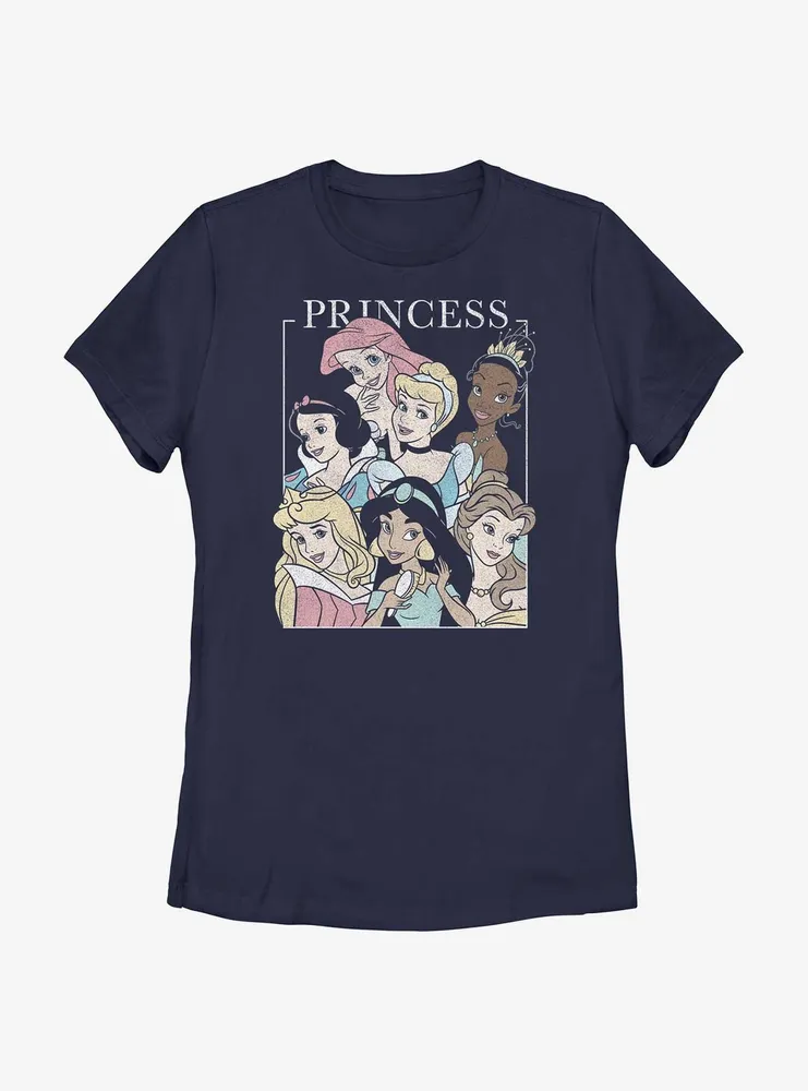 Disney Princesses Group Portraits Womens T-Shirt