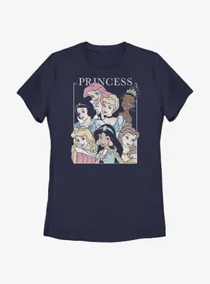 Disney Princesses Group Portraits Womens T-Shirt