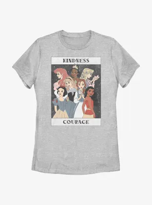 Disney Princesses Kindness and Courage Womens T-Shirt