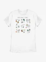 Disney Princesses Once Upon A Time Icons Womens T-Shirt