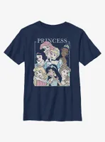 Disney Princesses Group Portraits Youth T-Shirt