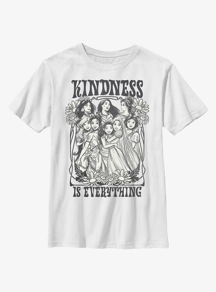 Disney Princesses Kindness Is Everything Youth T-Shirt