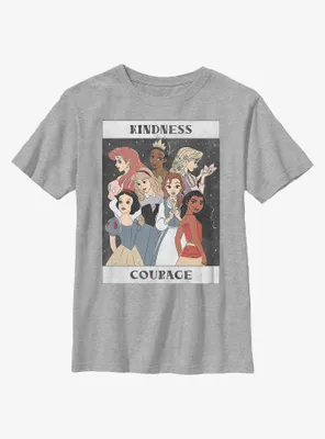 Disney Princesses Kindness and Courage Youth T-Shirt