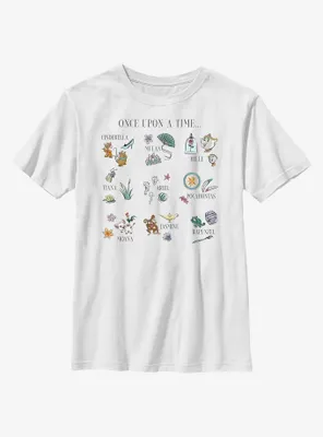 Disney Princesses Once Upon A Time Icons Youth T-Shirt