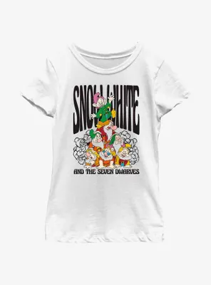 Disney Snow White And The Seven Dwarfs Dwarf Stack Youth Girls T-Shirt