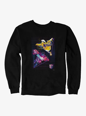 Transformers Autobots Vs Decepticons Grid Sweatshirt