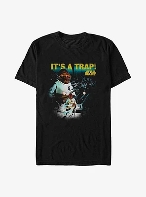 Star Wars Admiral Rapbars It's A Trap Big & Tall T-Shirt