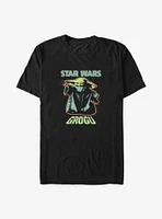 Star Wars The Mandalorian Grogu Outline Big & Tall T-Shirt