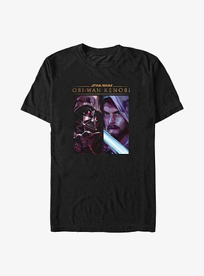 Star Wars Obi-Wan Kenobi and Darth Vader Poster Big & Tall T-Shirt