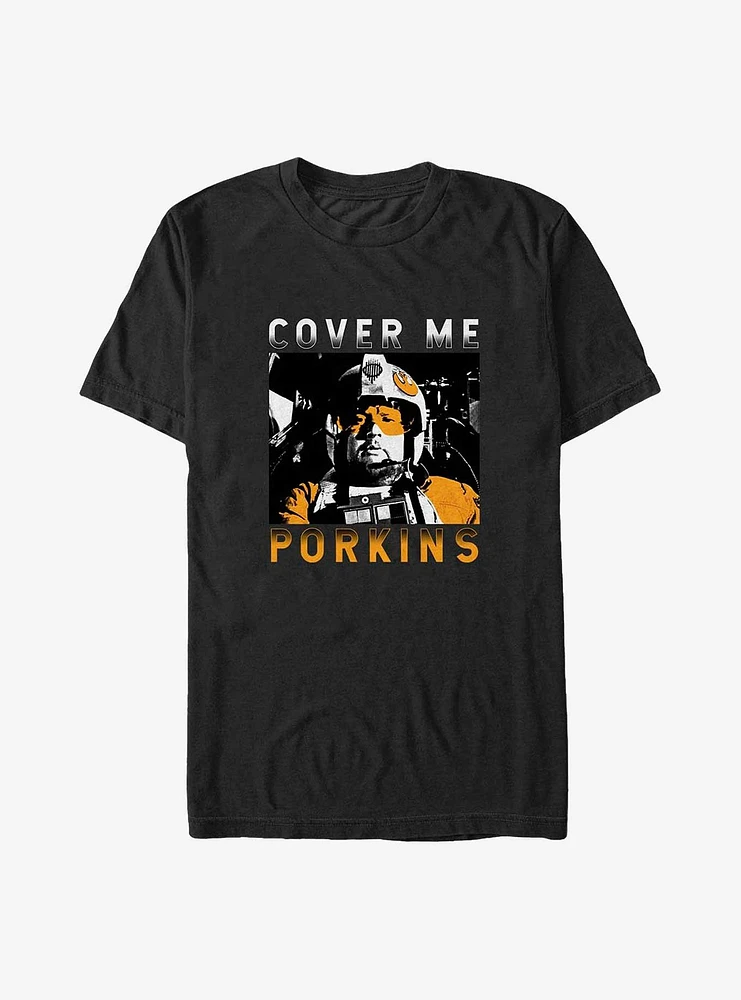 Star Wars Cover Me Porkins Big & Tall T-Shirt