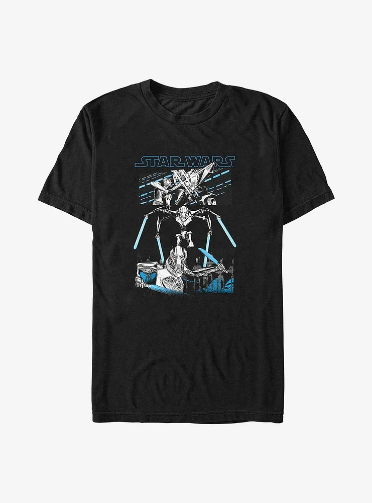 Star Wars Grievous Poster Big & Tall T-Shirt