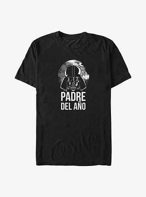 Star Wars Vader Padre Del Ano Father of the Year Spanish Big & Tall T-Shirt