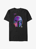 Star Wars Psychedelic Boba Helmet Big & Tall T-Shirt