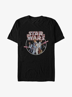 Star Wars Vintage Group Big & Tall T-Shirt