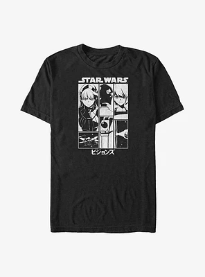 Star Wars: Visions The Twins Poster Big & Tall T-Shirt