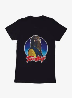 Teen Wolf Side Profile Title Womens T-Shirt