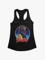 Teen Wolf Side Profile Title Womens Tank Top