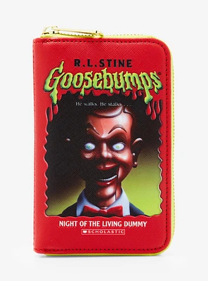 Loungefly Goosebumps Night of the Living Dummy Book Small Zip Wallet