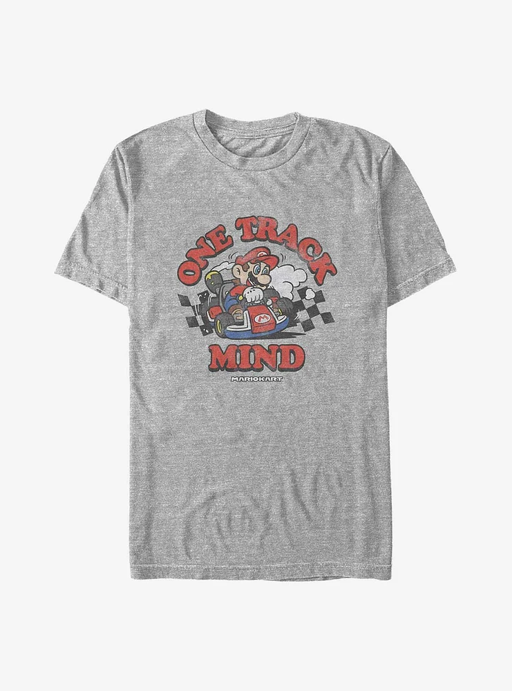 Mario One Track Mind Big & Tall T-Shirt