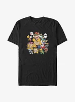 Mario Villain Group Big & Tall T-Shirt