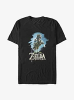 The Legend of Zelda Ride On Link and Epona Big & Tall T-Shirt