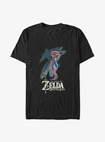 The Legend of Zelda Princess Mipha Portrait Big & Tall T-Shirt