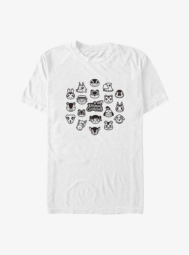 Animal Crossing New Horizons Group Big & Tall T-Shirt
